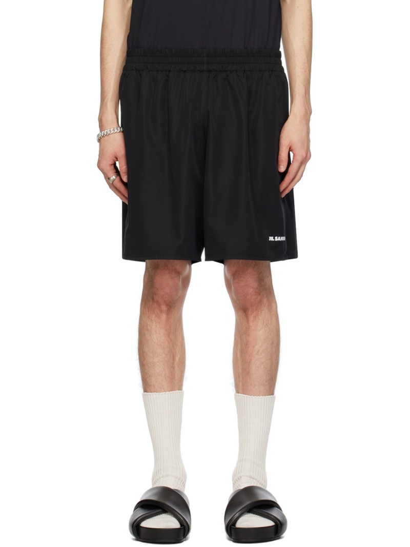 Black Layered Shorts - 1