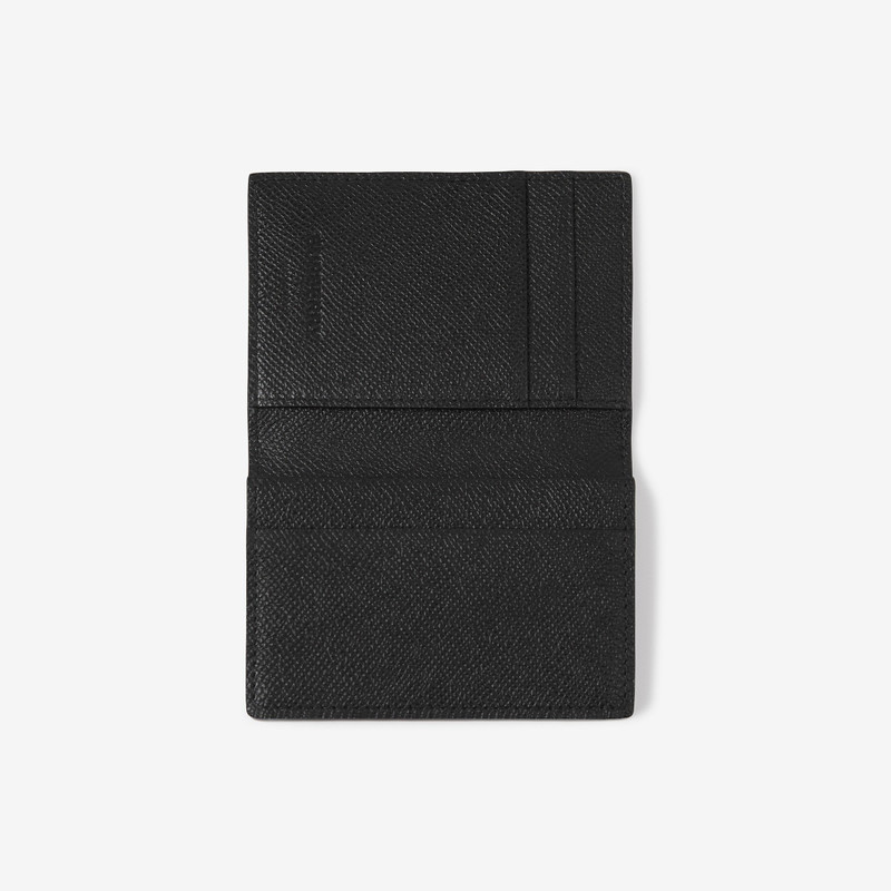 Burberry Grainy Leather TB Folding Card Case outlook