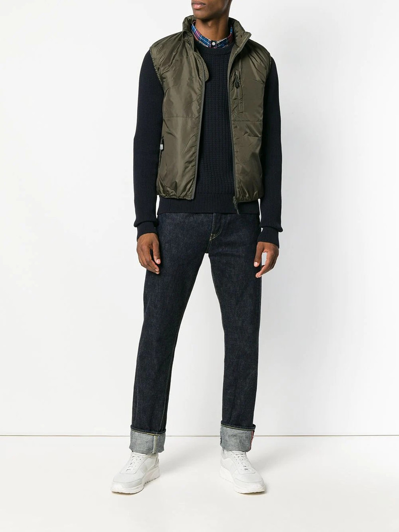 Aspesi padded gilet outlook