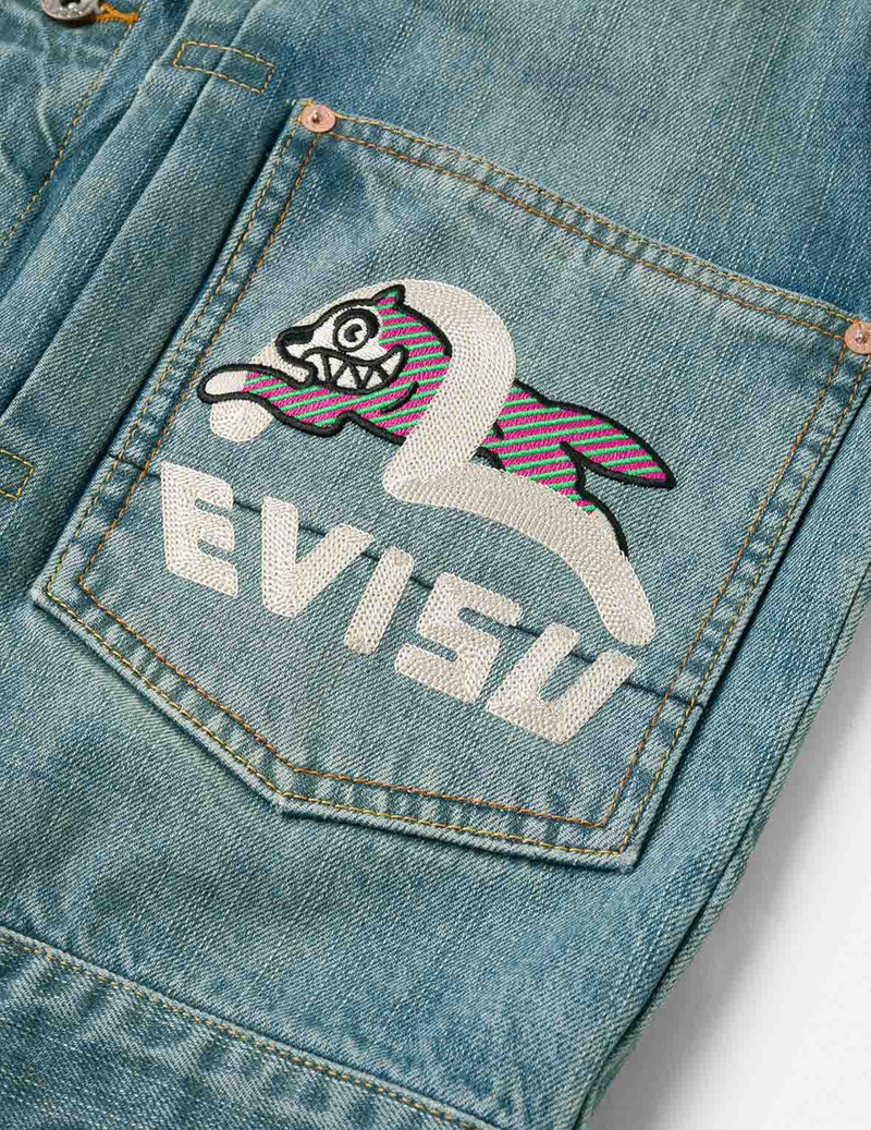 【EXCLUSIVE】EVISU X ICECREAM Seagull Denim Jacket 8