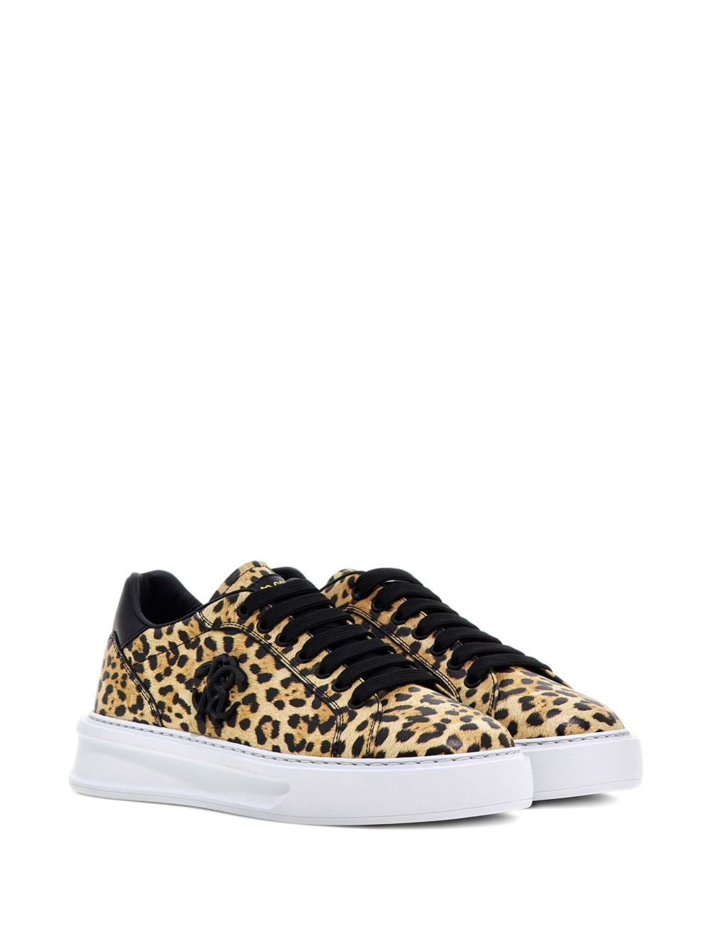 jaguar-print sneakers - 2