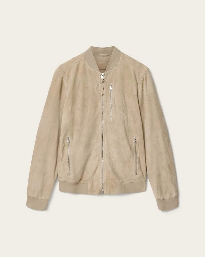 KEMBLE SUEDE BOMBER JACKET - 1