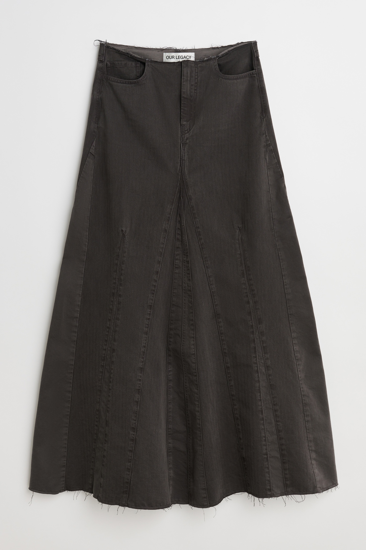 Rebel Skirt Ash Black Herringbone - 8