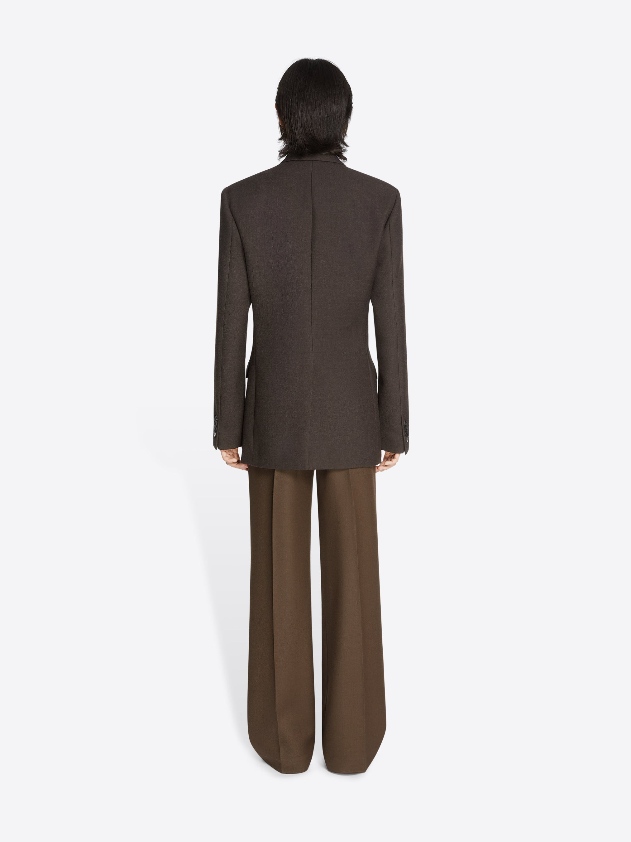REGULAR FIT WOOL BLAZER - 4