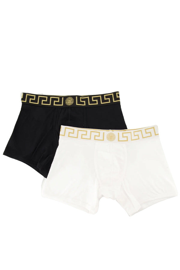 TWO-PACK LOGO-WAISTBAND BOXERS - 3