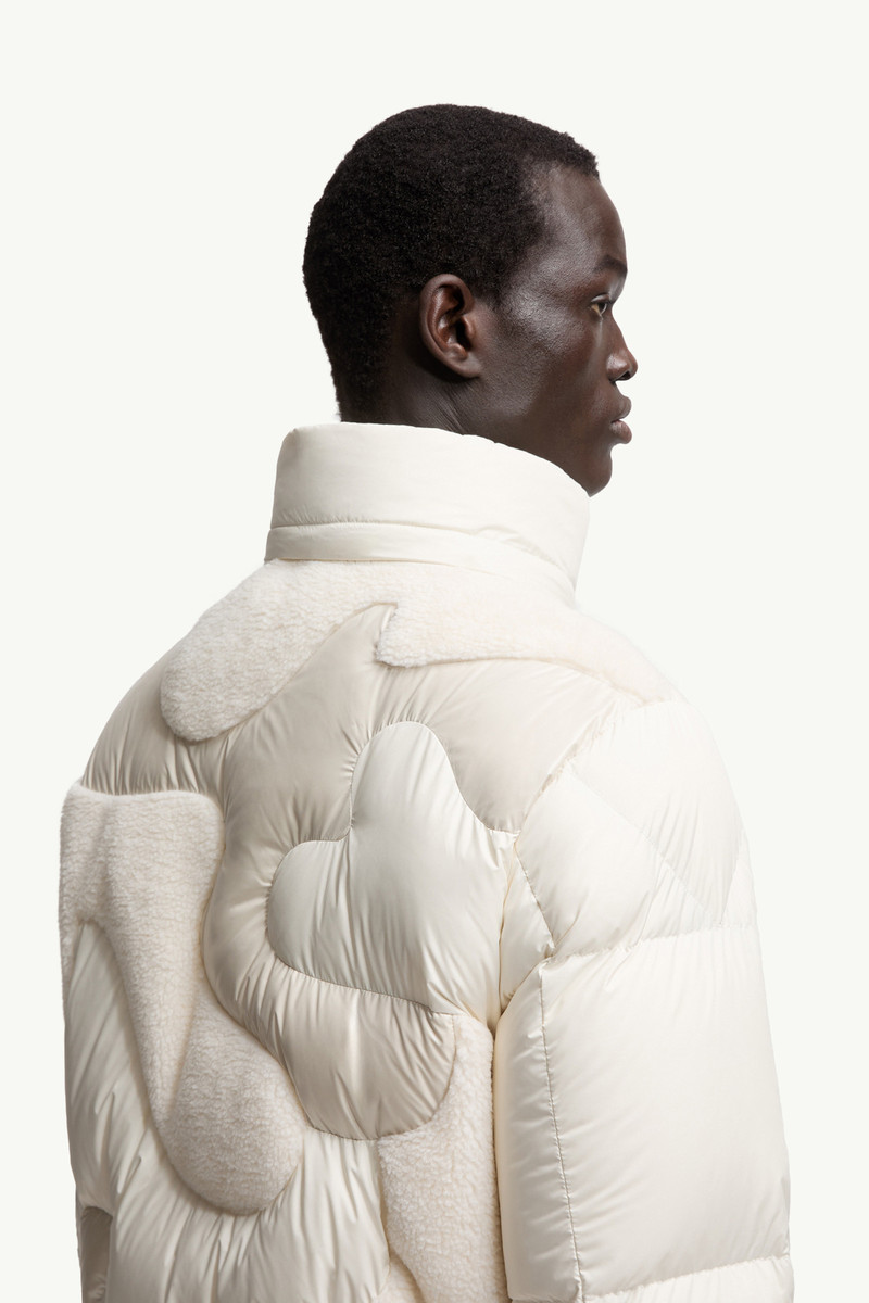 Candes Hooded Teddy Intarsia Short Down Jacket 6