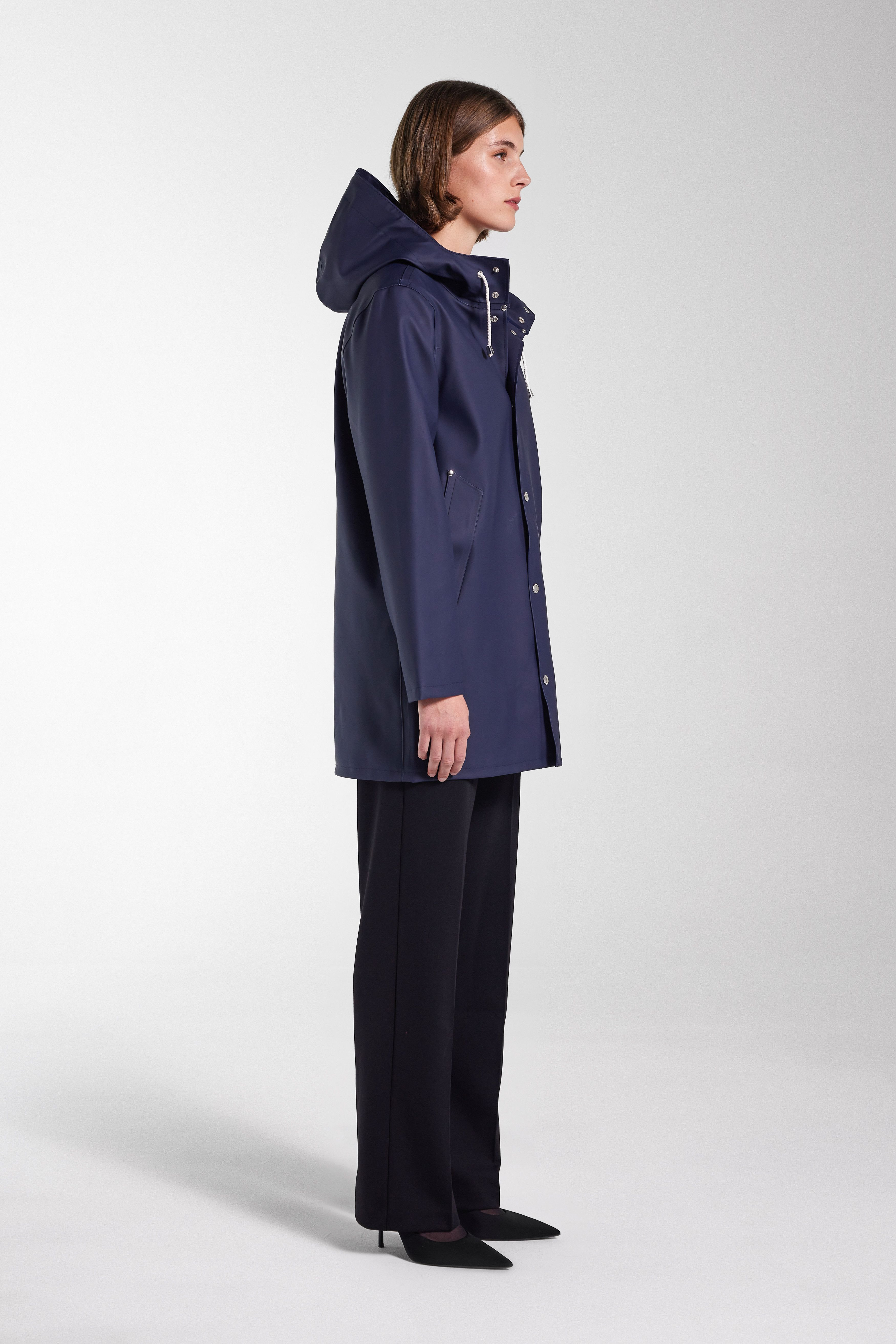 Stockholm Raincoat Navy - 3