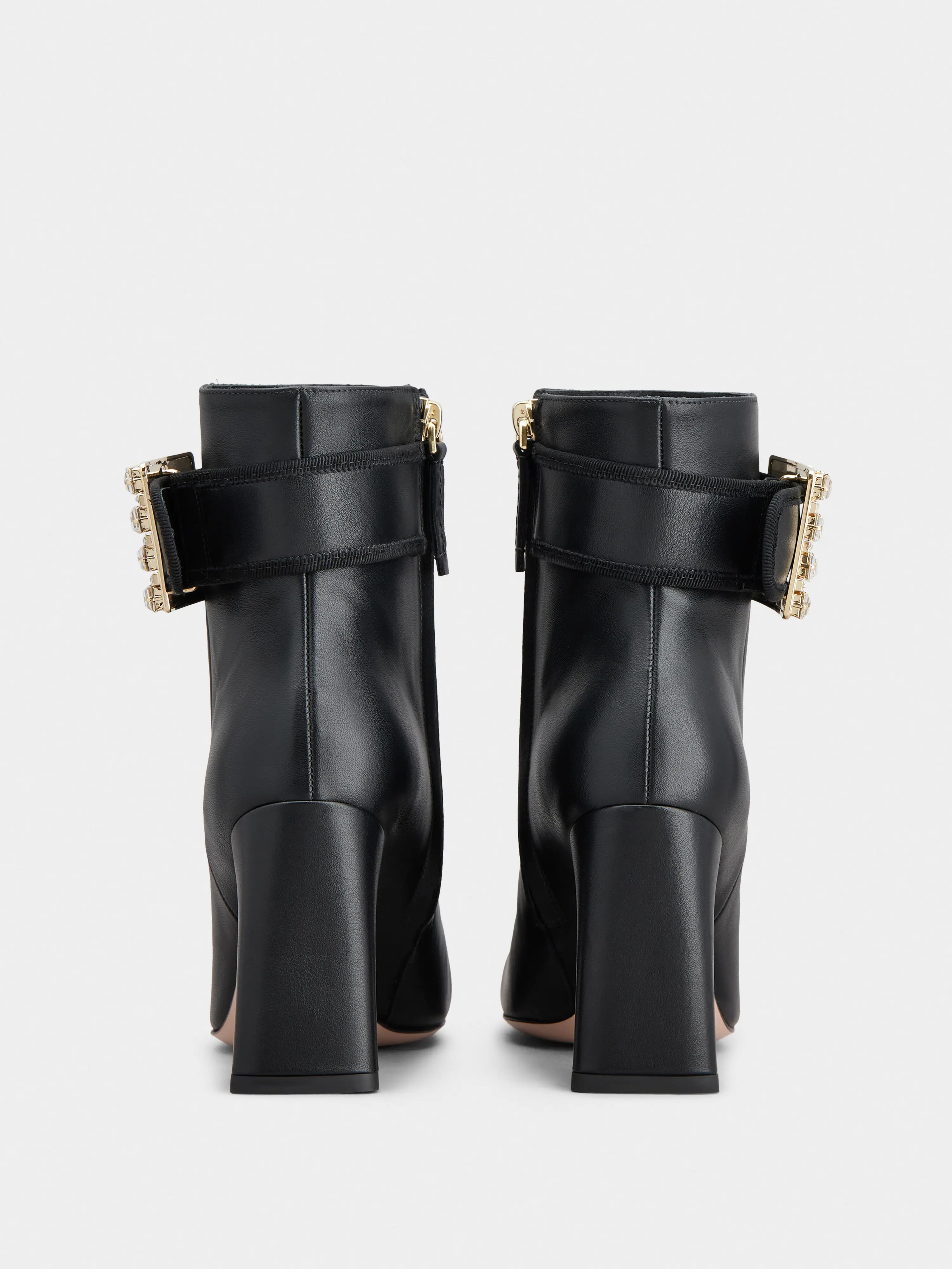 Très Vivier Booties in leather - 5