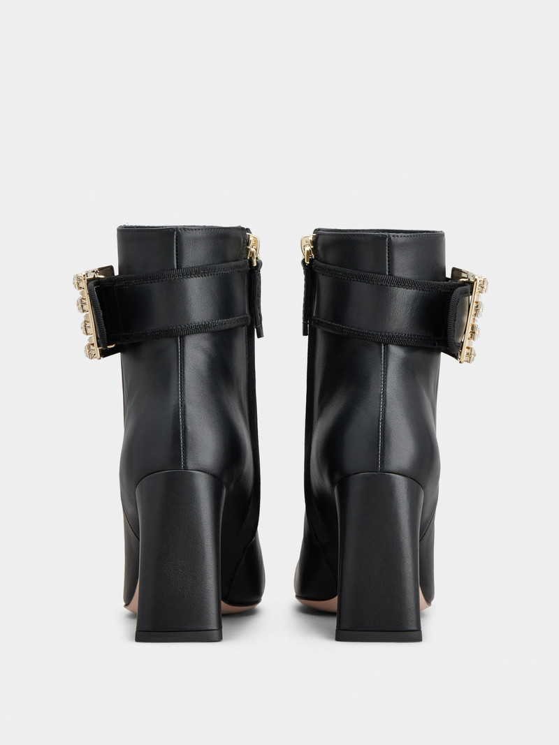 Roger Vivier Très Vivier Booties in leather outlook