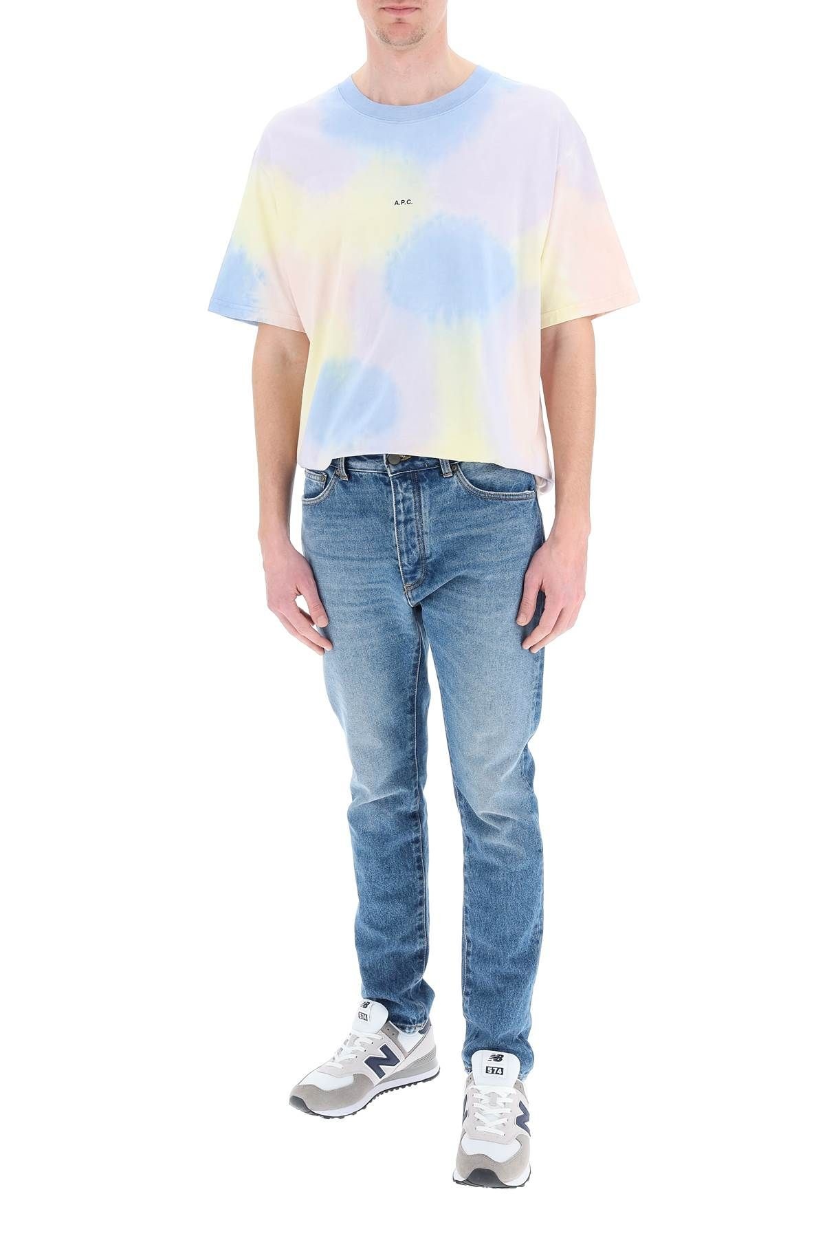 ADRIEN TIE-DYE T-SHIRT WITH LOGO - 2