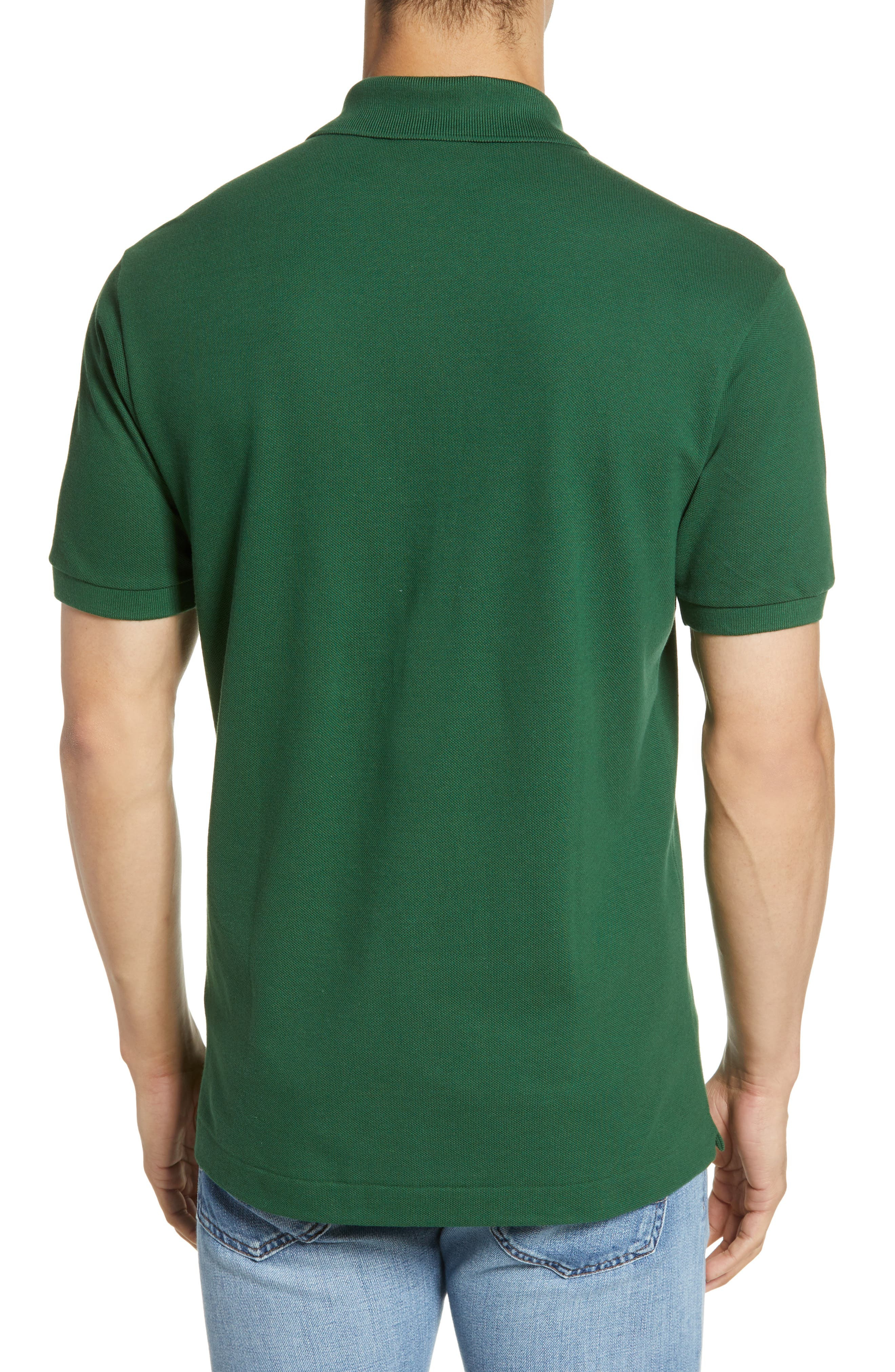 Lacoste Regular Fit Piqué Polo in 132 Green at Nordstrom - 2