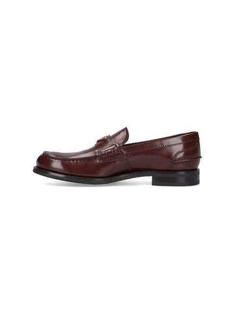Prada Men Logo Loafers - 3