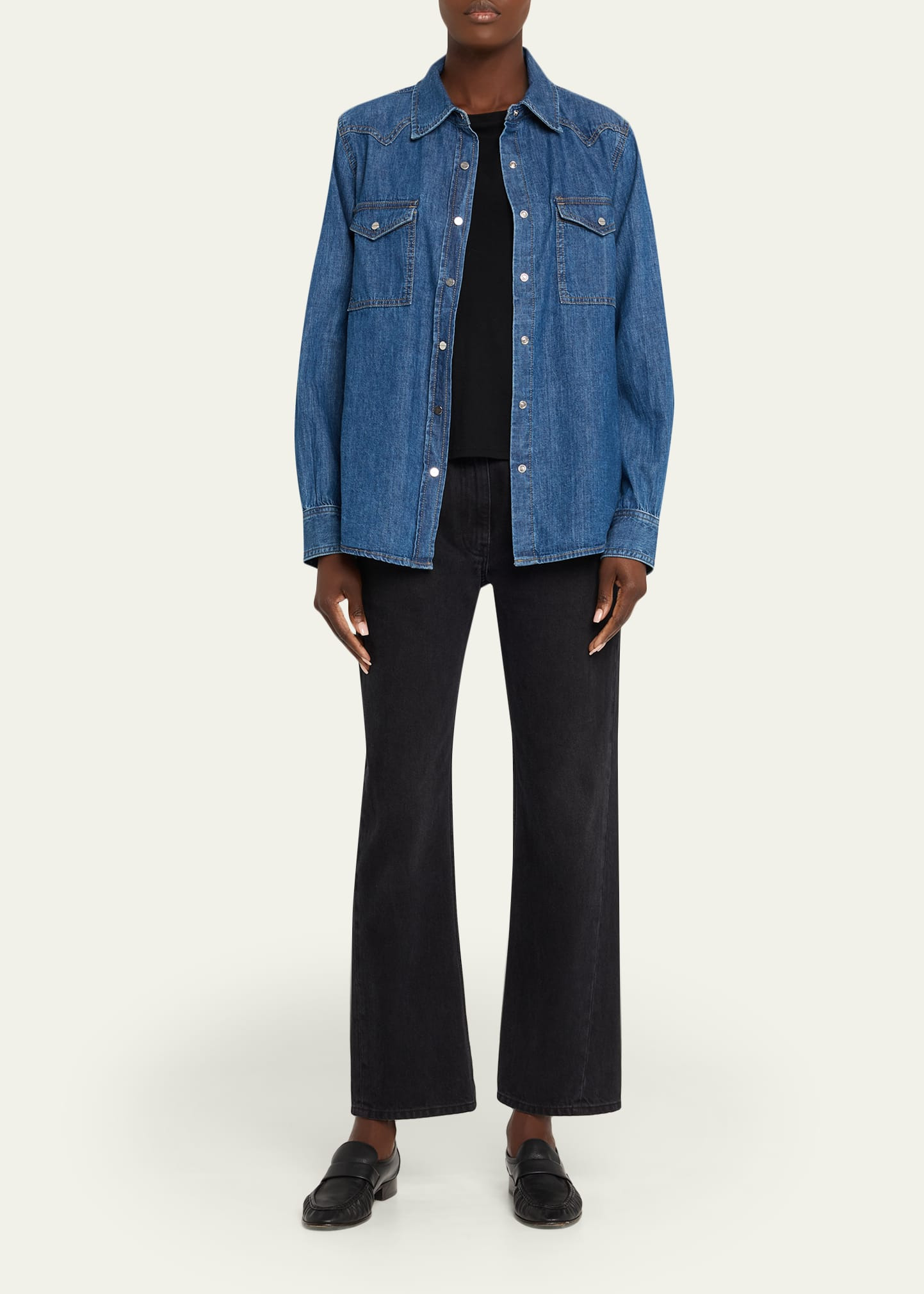 Cowboy Take Me Away Denim Shirt - 2