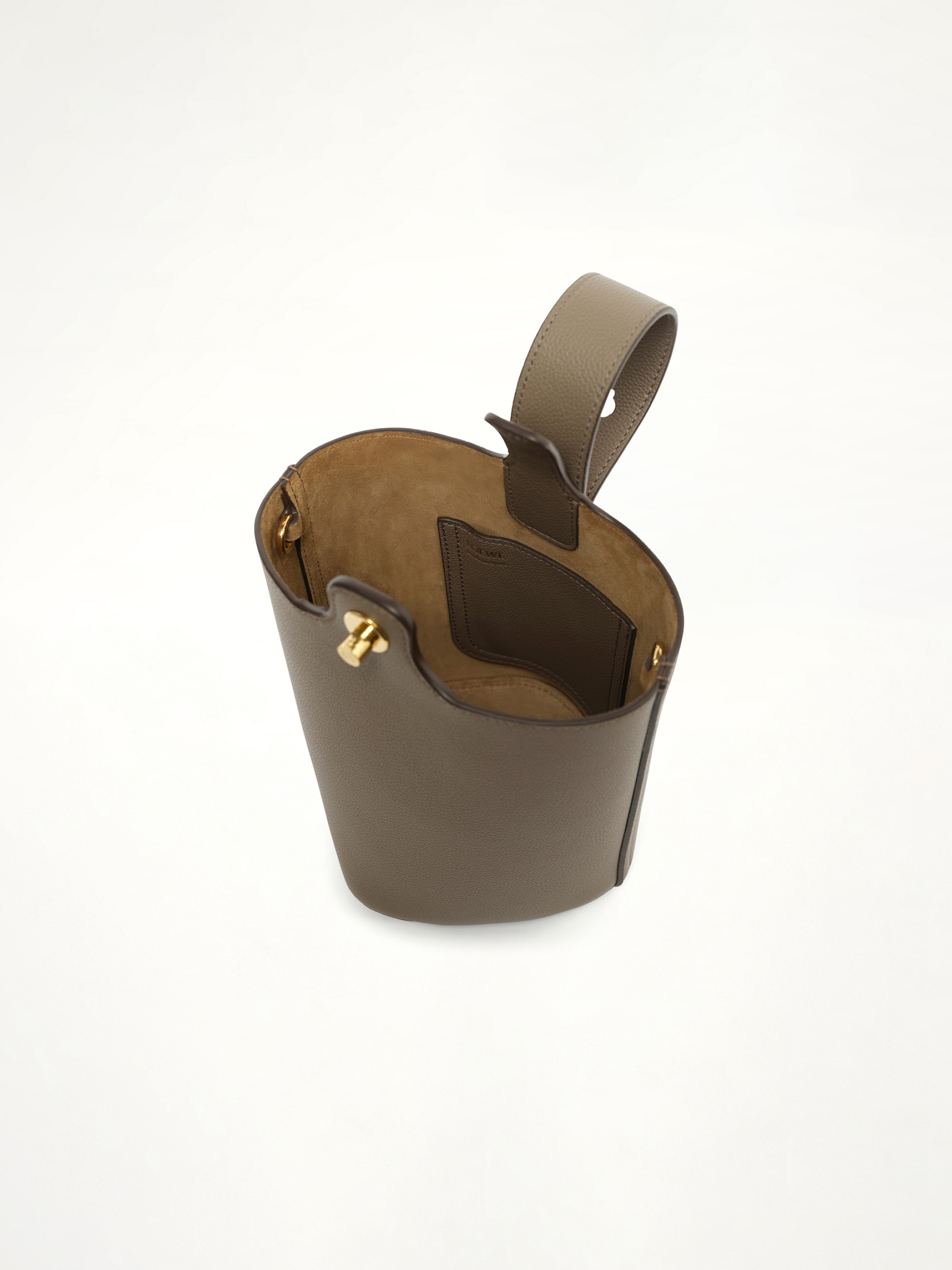 Pebble Bucket Mini in Taupe - 8