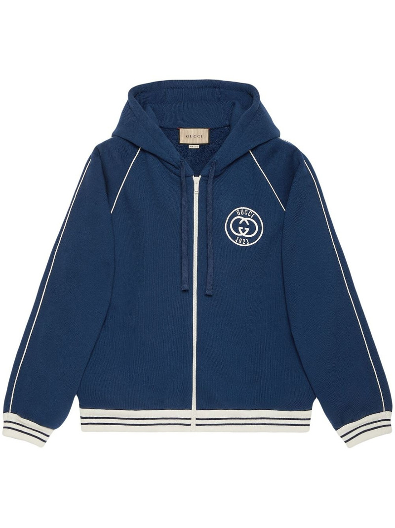Cotton jersey 스웨터와 패치 - 1