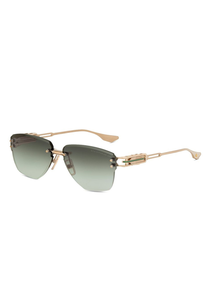 DITA rimless geometric-frame sunglasses outlook