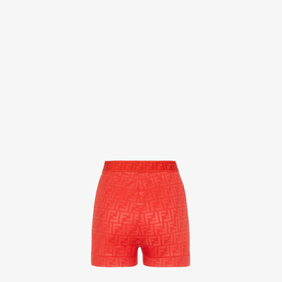 FENDI Red FF Lycra® shorts outlook