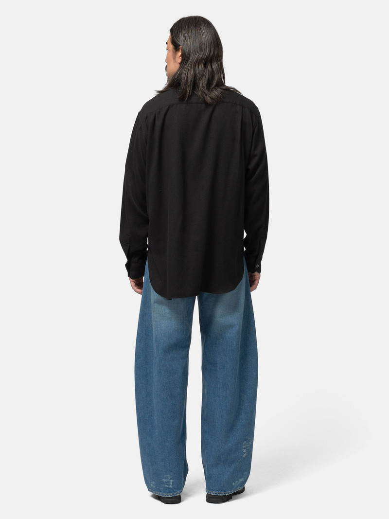 Deformation Wide Denim Jeans Indigo 4