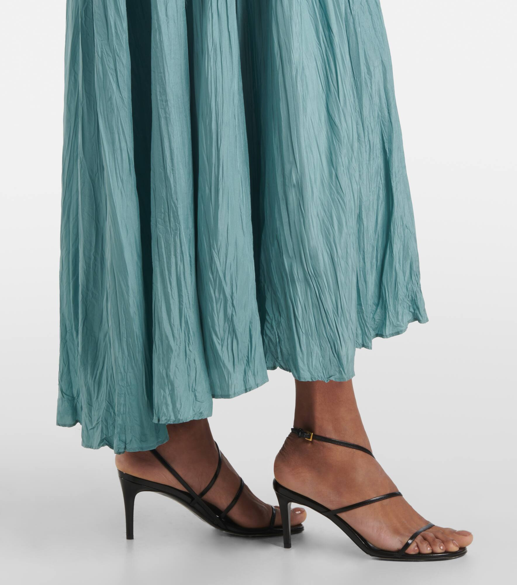 Martini silk maxi dress - 5