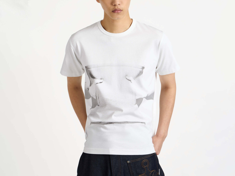 MENS GESTURE T-SHIRT IN WHITE 6