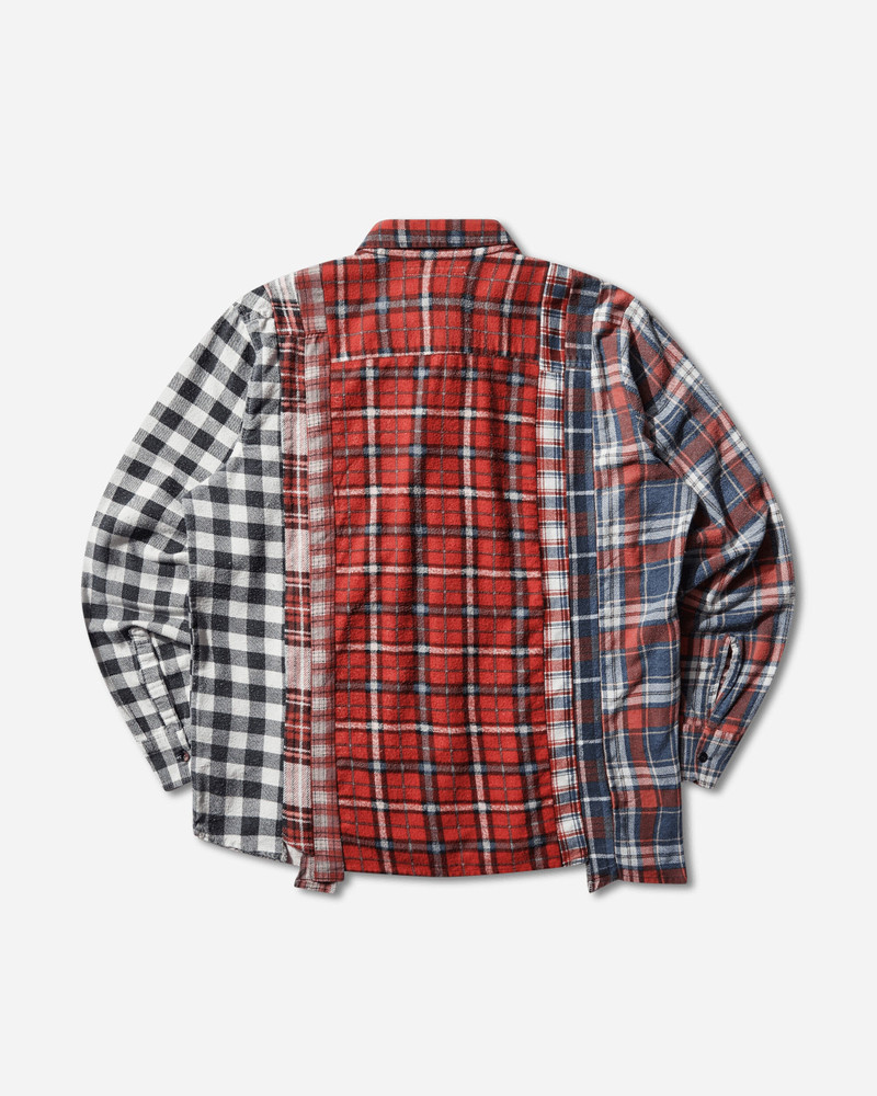 NEEDLES Men's 7 Cuts Flannel Shirt Multicolor outlook