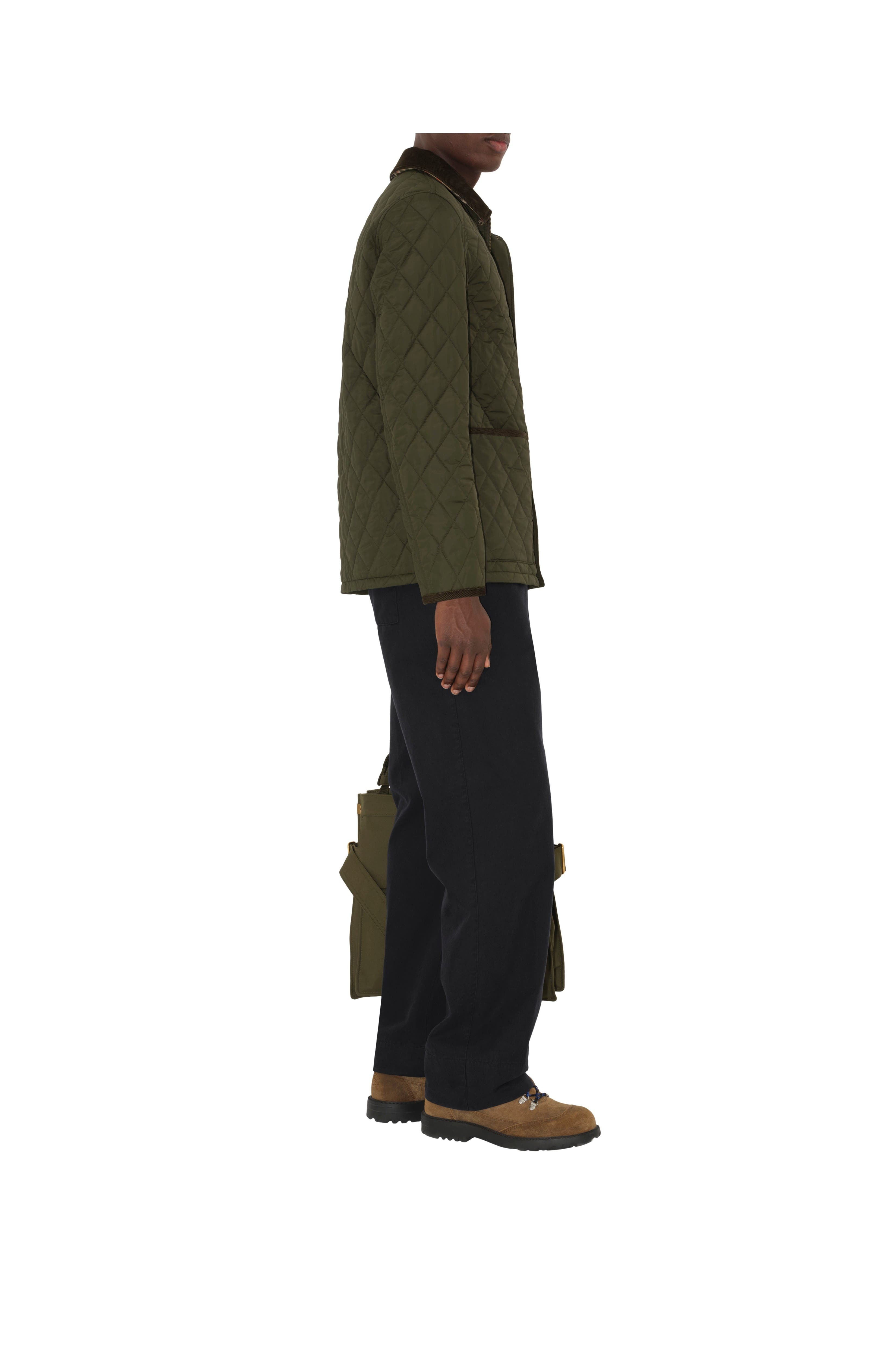 burberry Quilted Nylon Barn Jacket in Shale Green at Nordstrom - 3