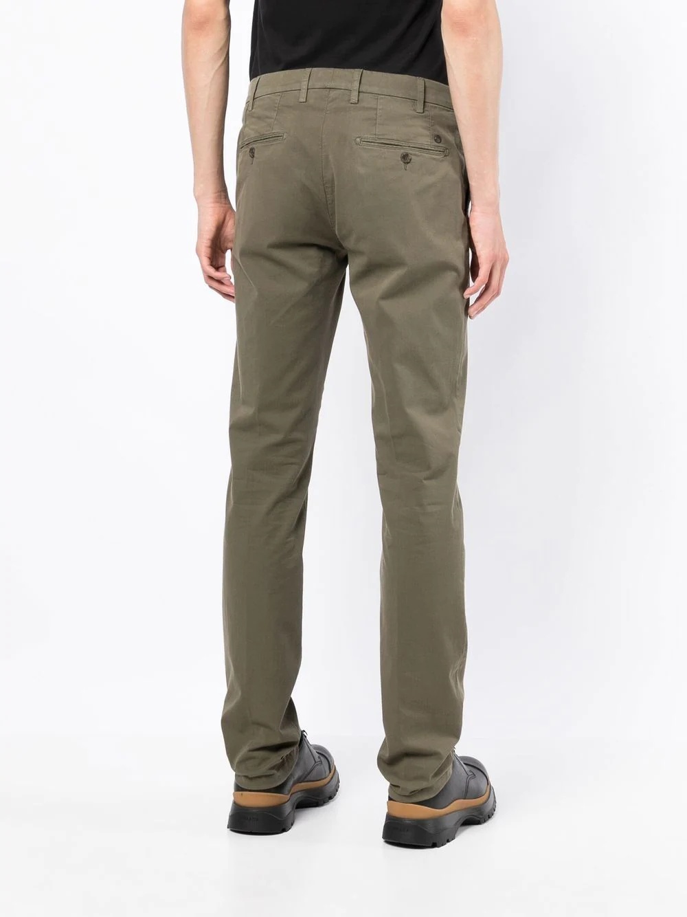 straight-leg chino trousers - 4