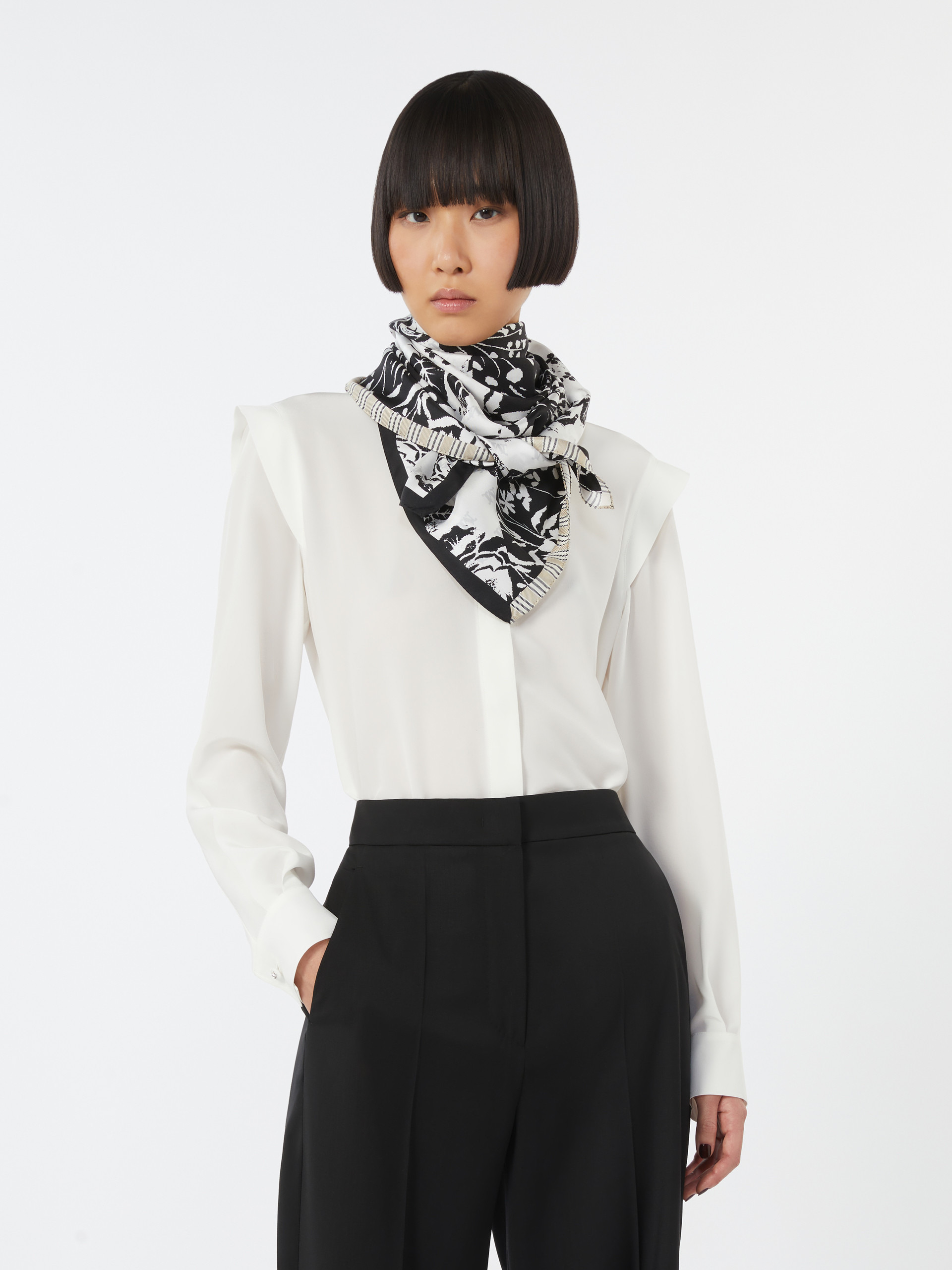 CARRE90W Printed silk scarf - 4