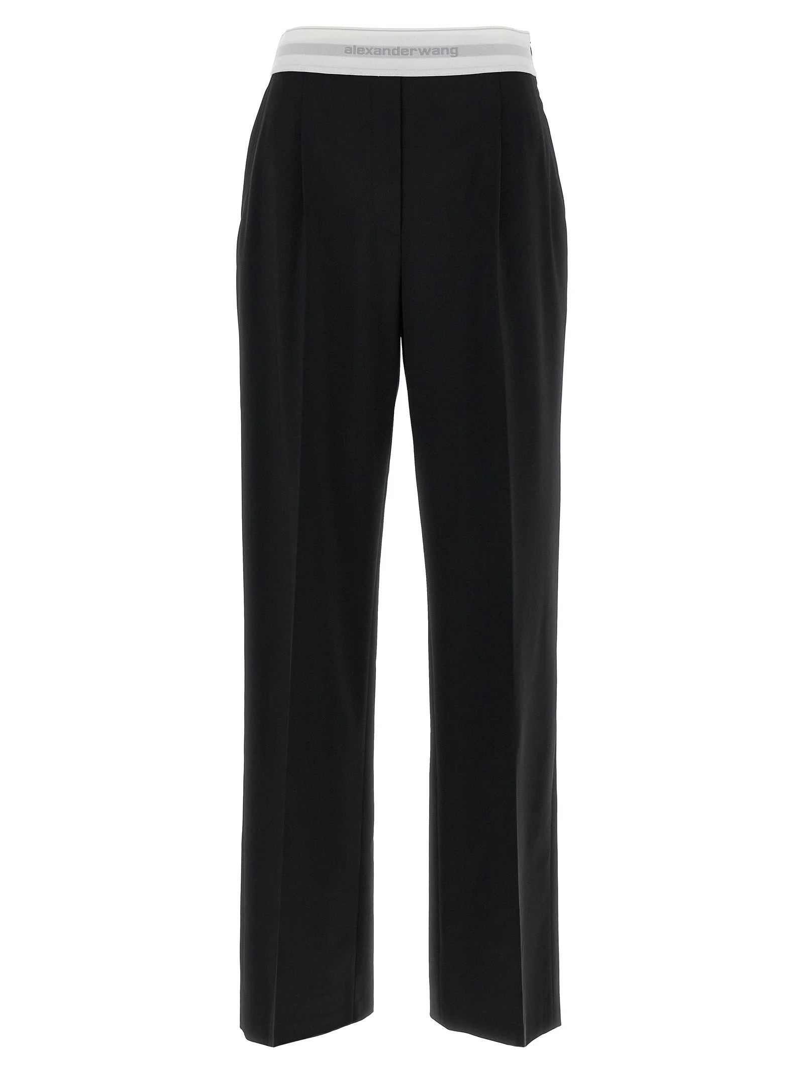 Alexander Wang Women Logo Elastic Pants - 1