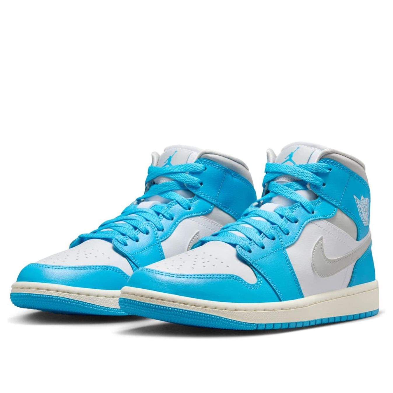 (WMNS) Air Jordan 1 Mid 'Dark Powder Blue' BQ6472-400 - 3
