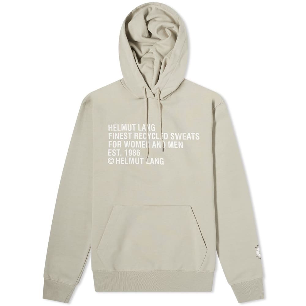 Helmut Lang Recycled Label Popover Hoody - 1