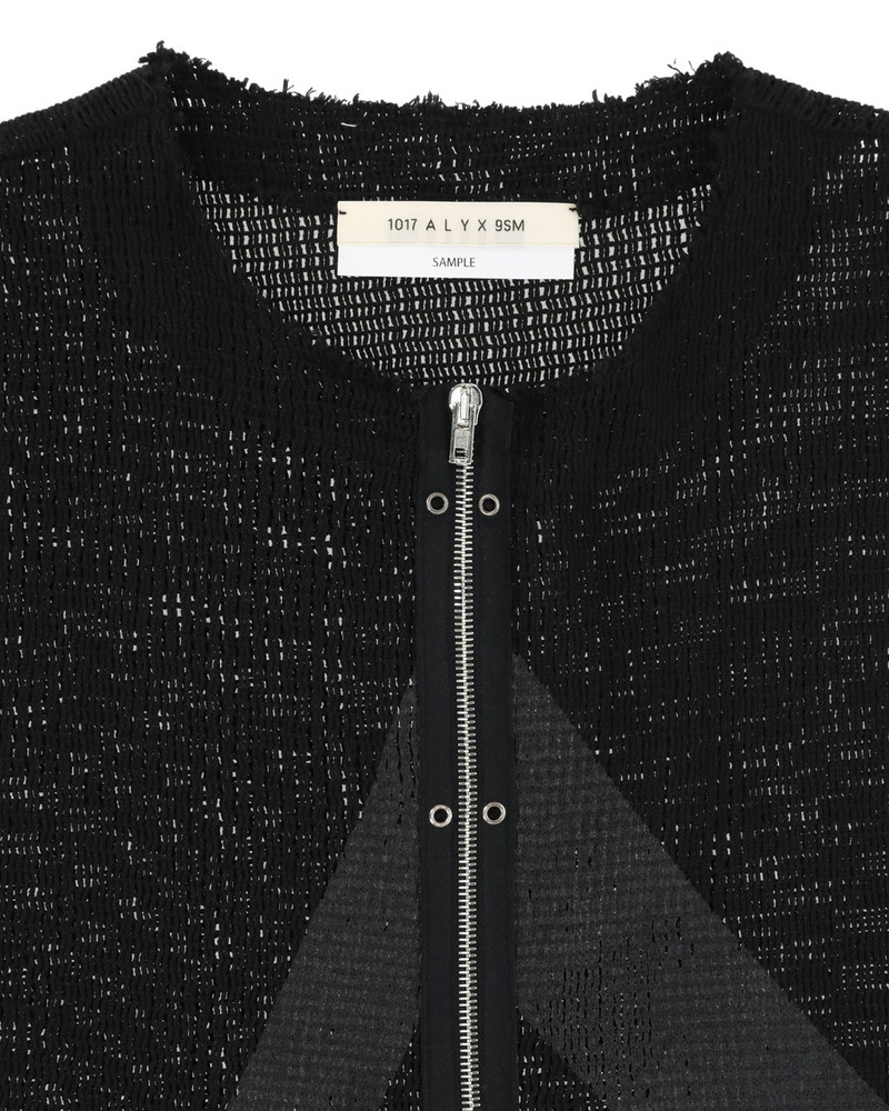 ZIP-UP LOGO MESH VEST 6