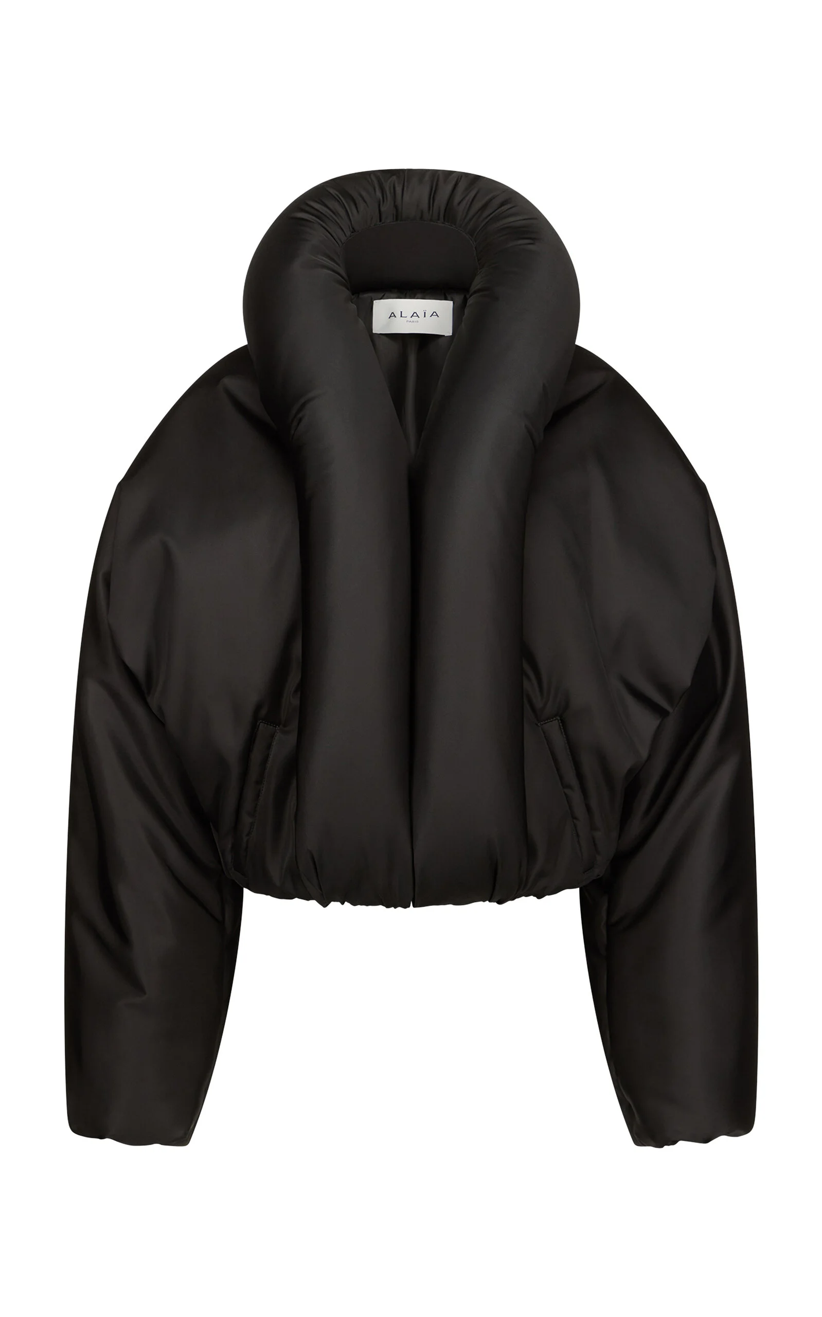 Padded Bomber Jacket black - 1