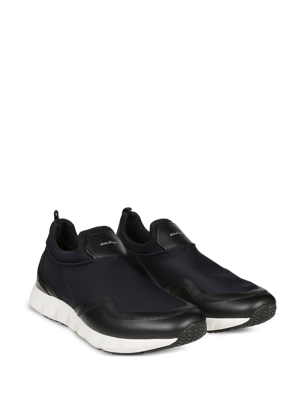 slip-on leather sneakers - 2