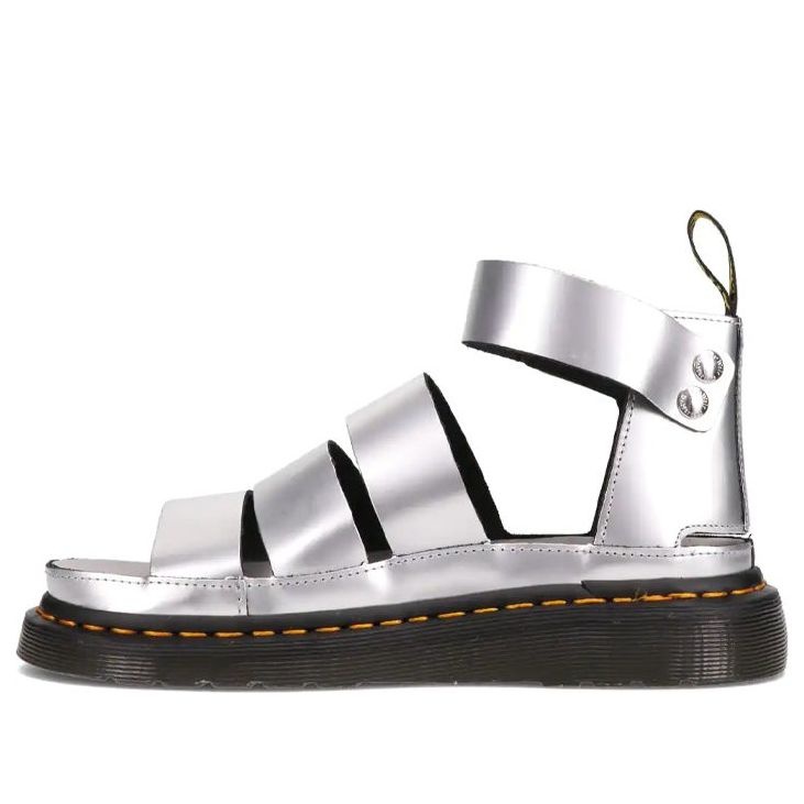 (WMNS) DrMartens Clarissa Thick Sole Sandals Silver 26687972 - 1