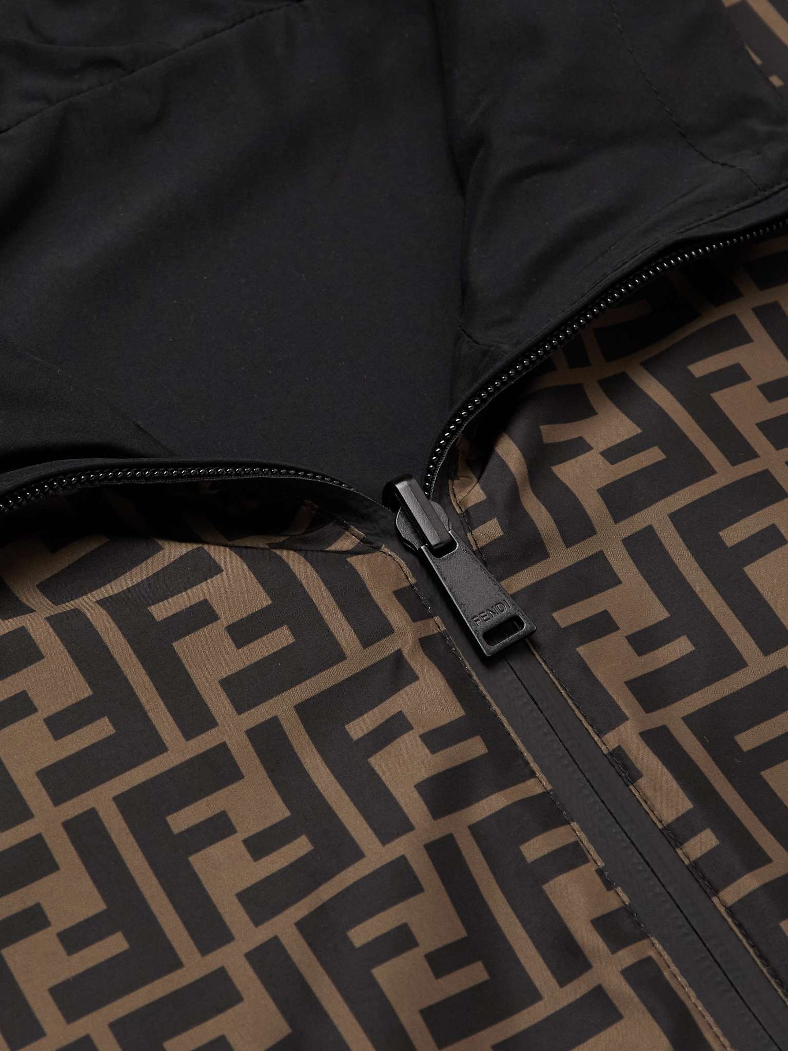 Reversible Logo-Print Shell Hooded Jacket - 5