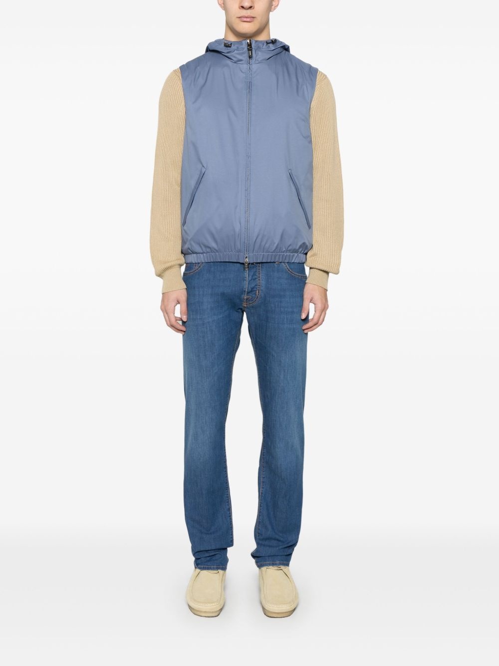 hooded gilet - 2