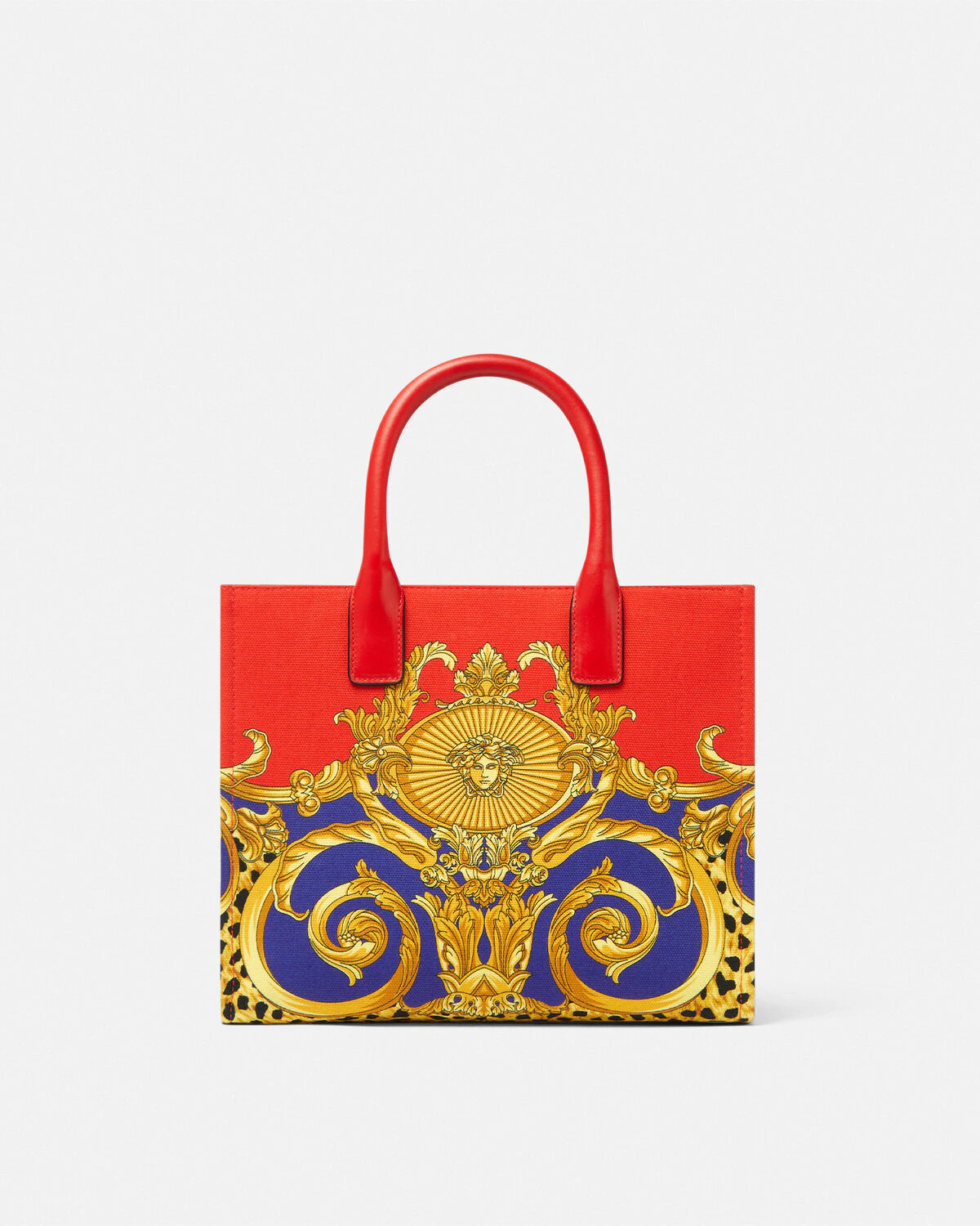 Cheetah Barocco La Medusa Small Tote Bag - 6