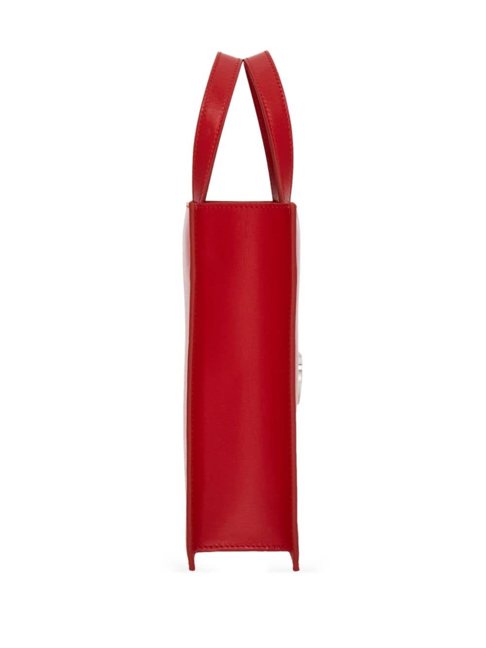 small Double Gancini leather tote bag - 7