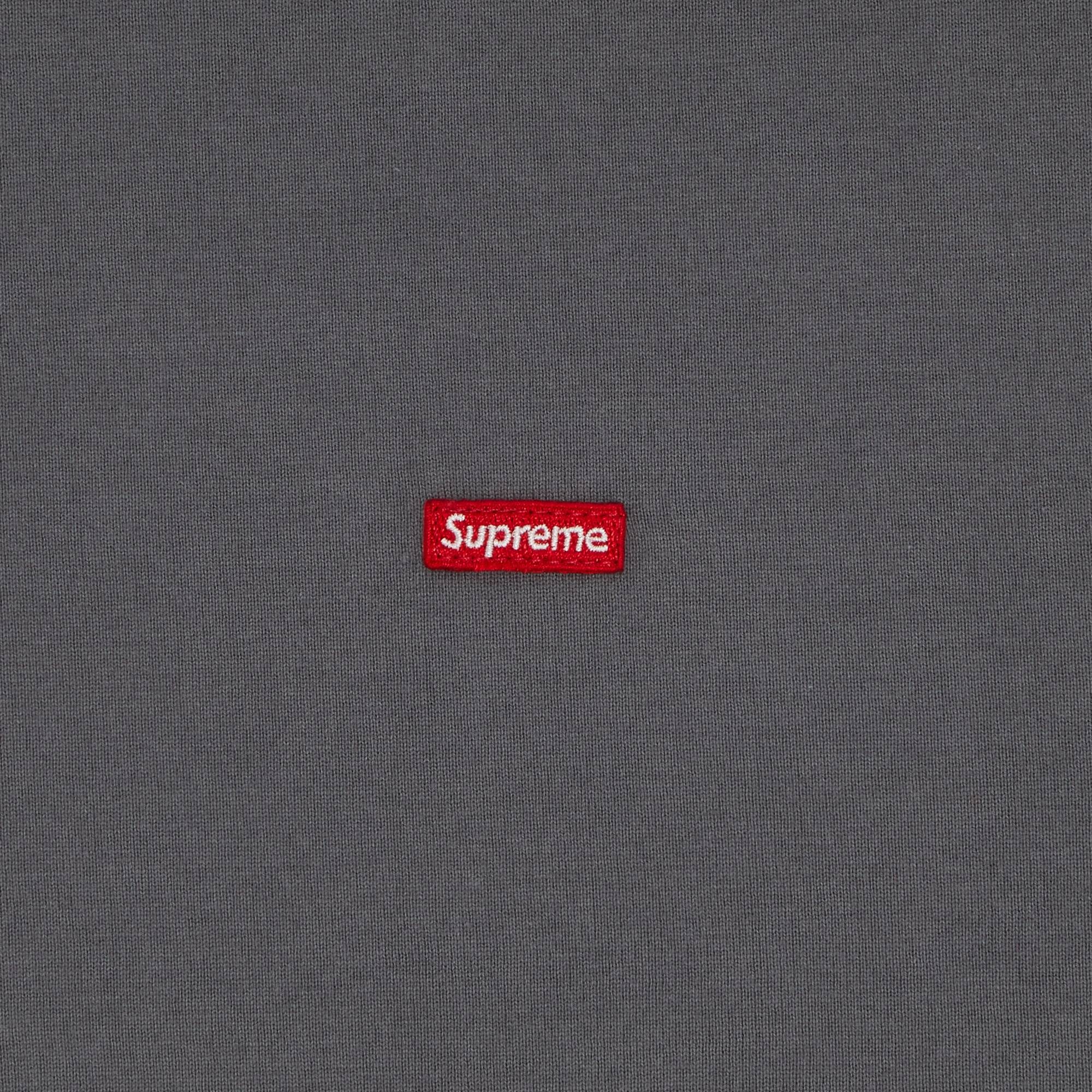 Supreme Small Box Long-Sleeve Tee 'Charcoal' - 3