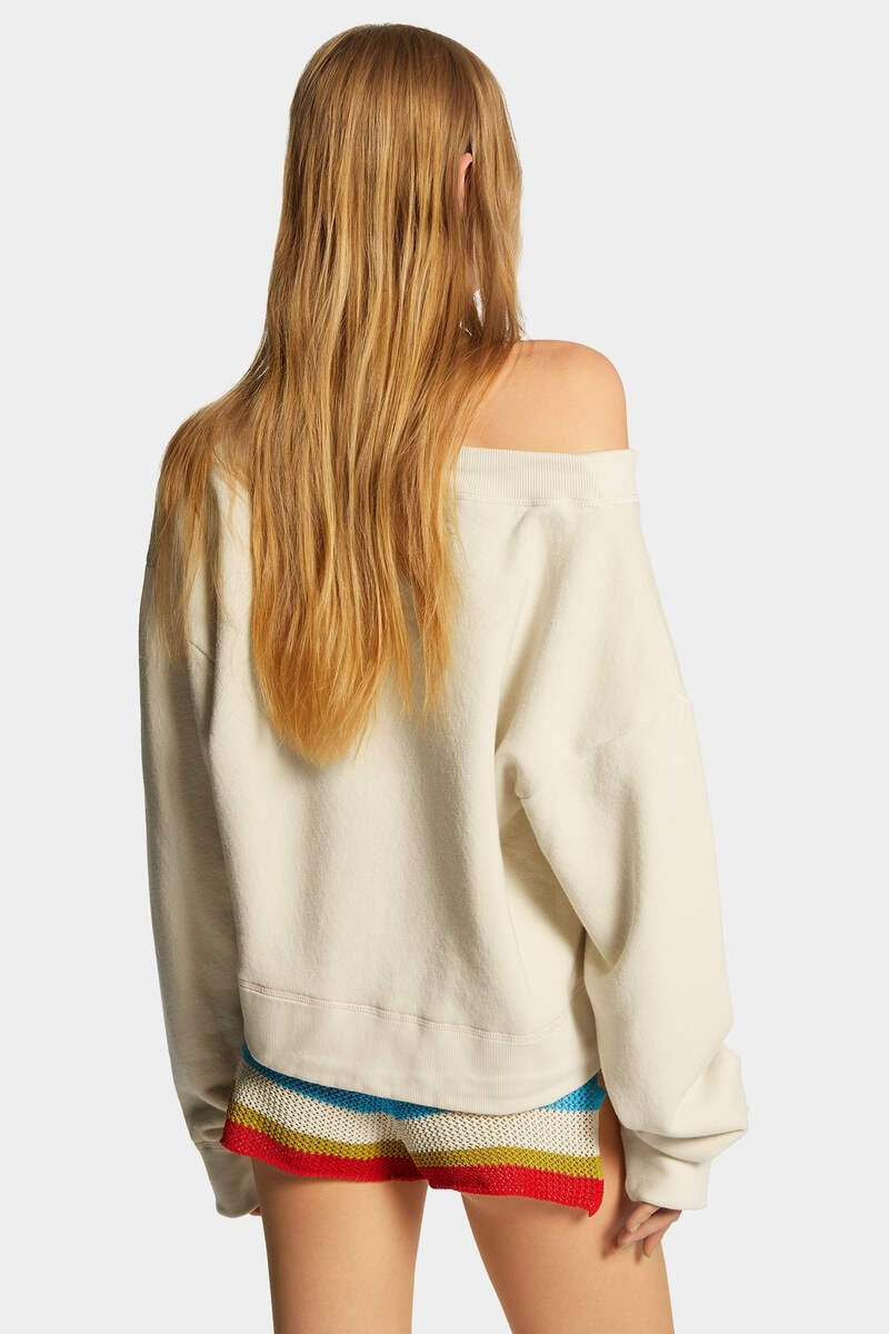 SUMMER LOVERS DROPPED SHOULDER SWEATSHIRT - 4