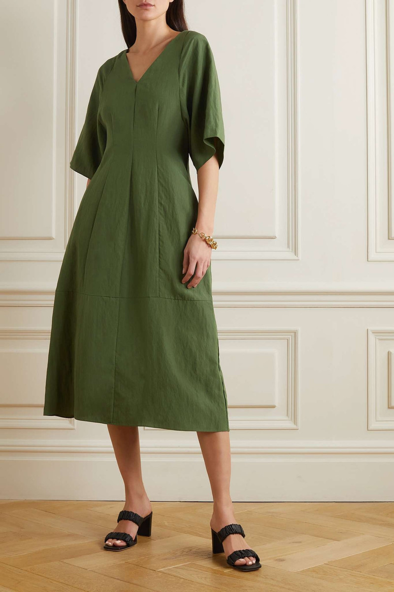 Vince TENCEL Lyocell-blend midi dress outlook