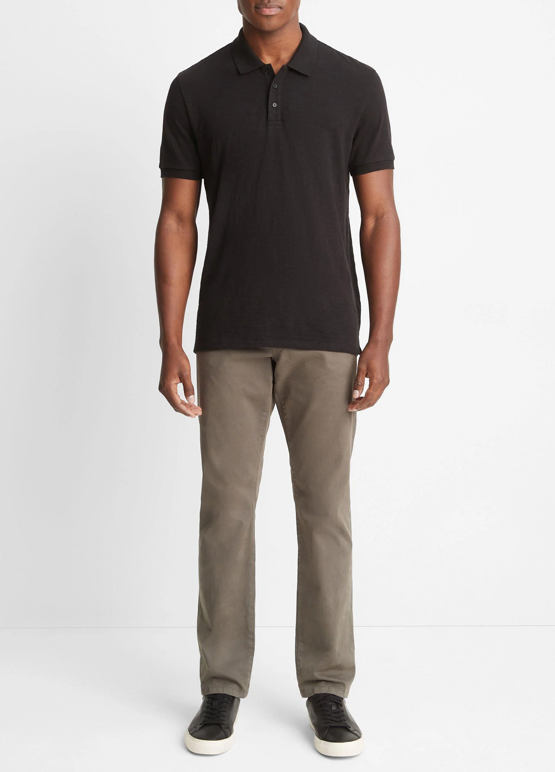 Classic Slub Polo Shirt - 1