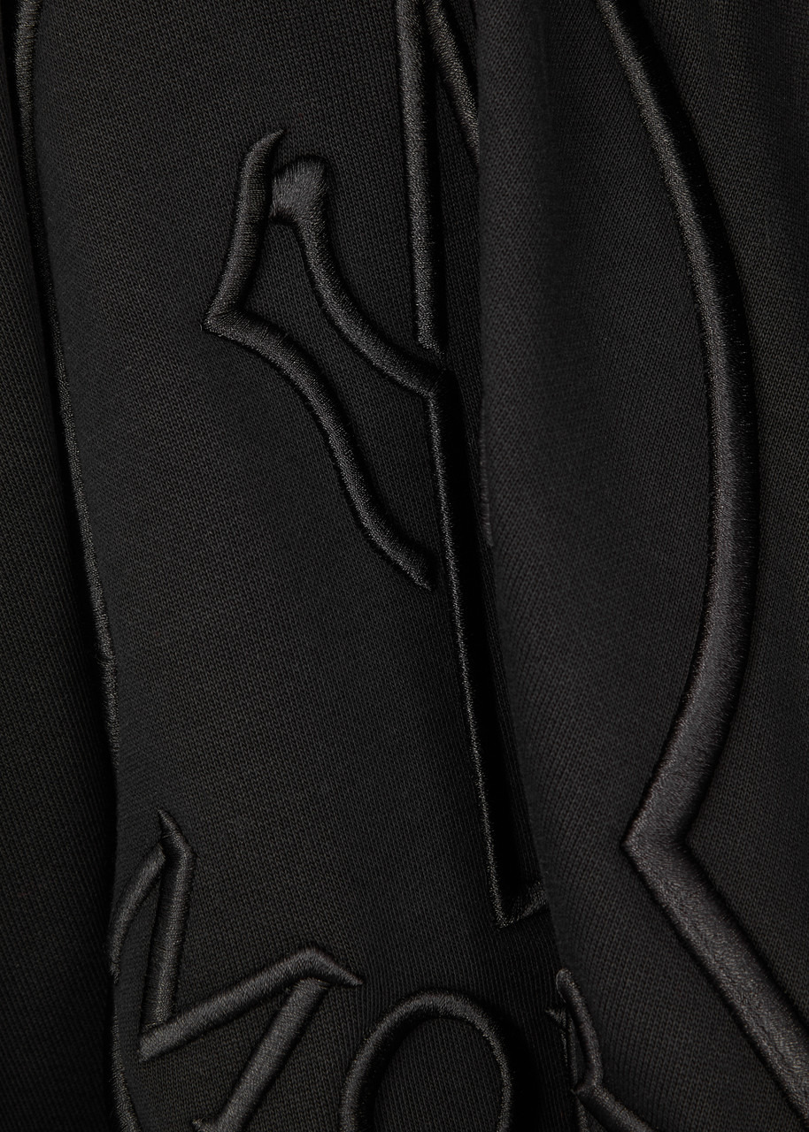 Logo-embroidered cotton-blend sweatshirt - 5