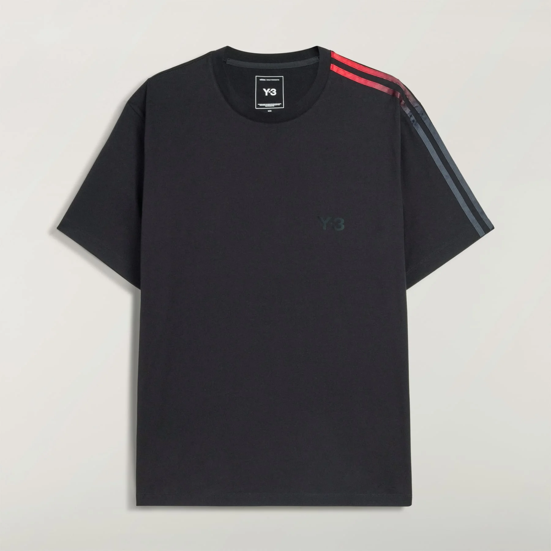 Y-3 GRADIENT STRIPES SHORT SLEEVE TEE - 1