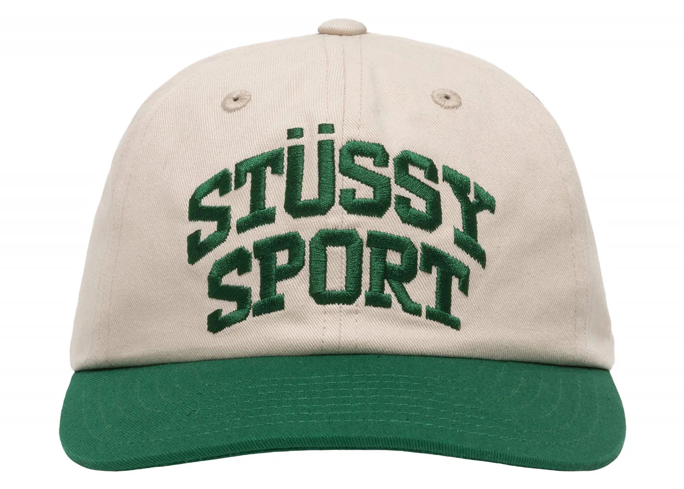 Stussy Mid-Depth Sport Snapback Natural - 1