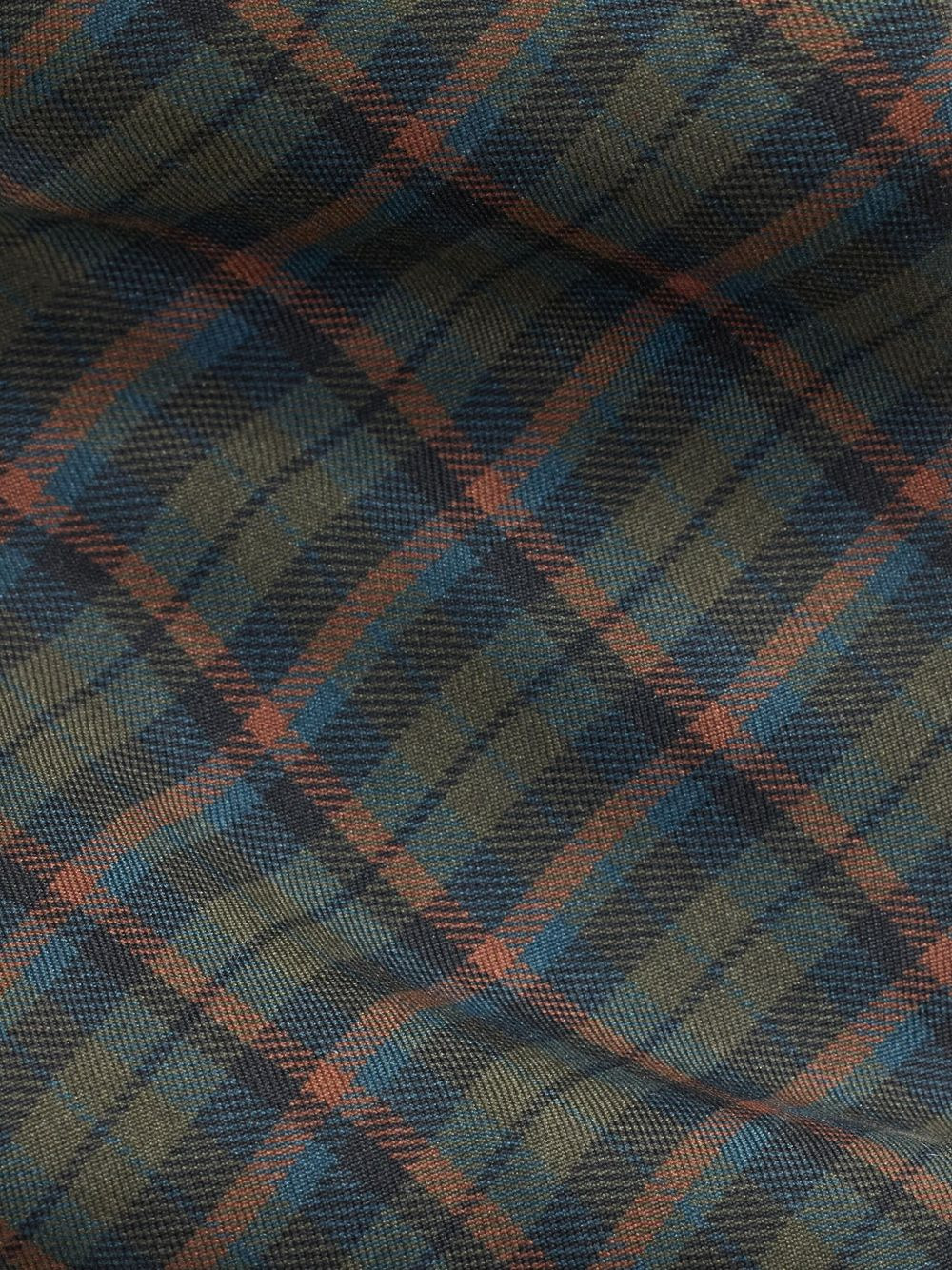 plaid silk neck tie - 3