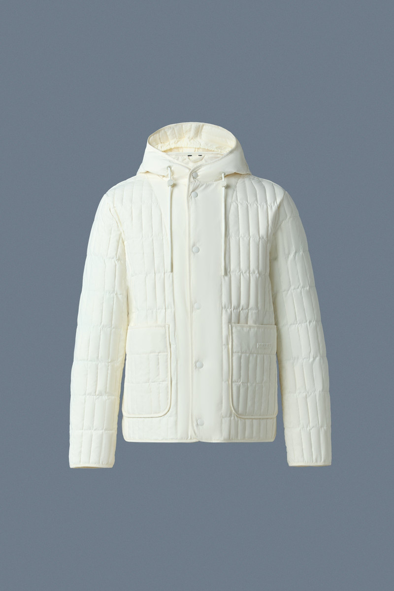 MILES Light Down Vertical Quilted Jacket 1