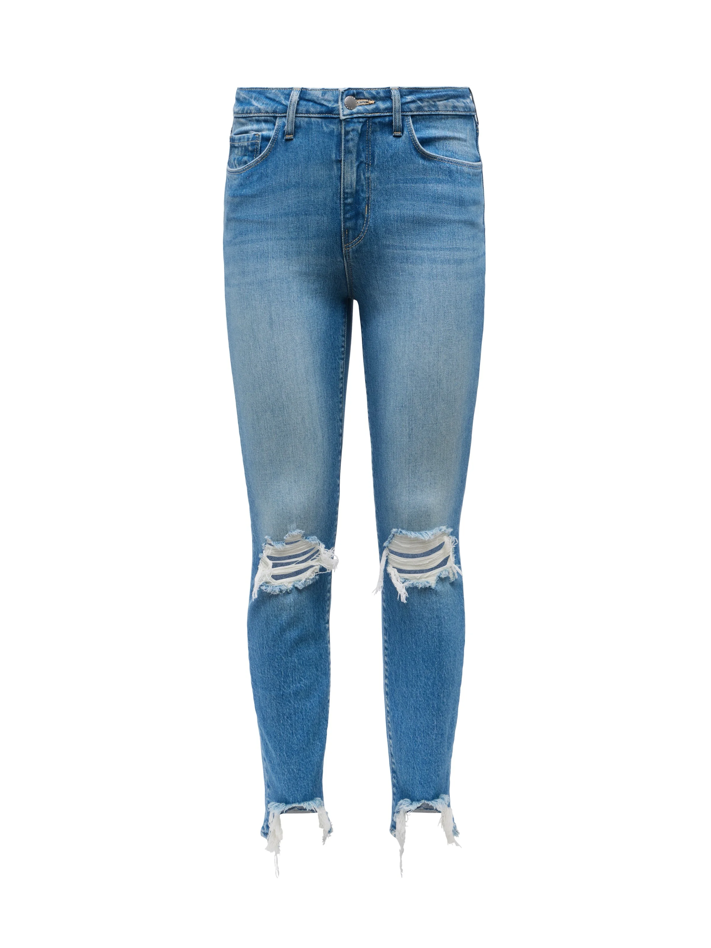 High Line Distressed Skinny Jean - 1