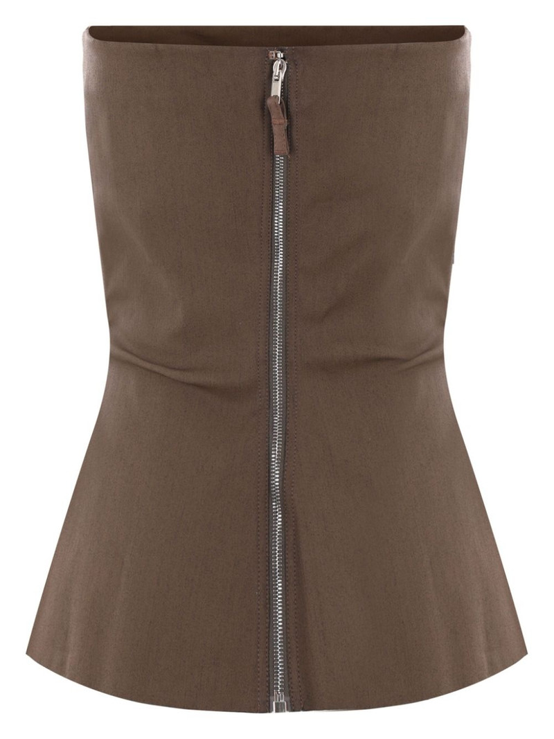 Rick Owens Porterville bustier top outlook